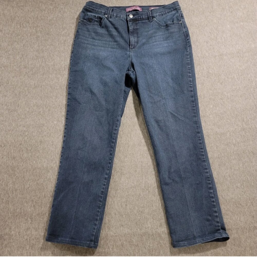 Gloria Vanderbilt Womans Denim Jeans Size 16 Average Cotton/Spandex Blend